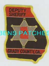GEORGIA,A,GRADY COUNTY SHERIFF 4 STATE SHAPED